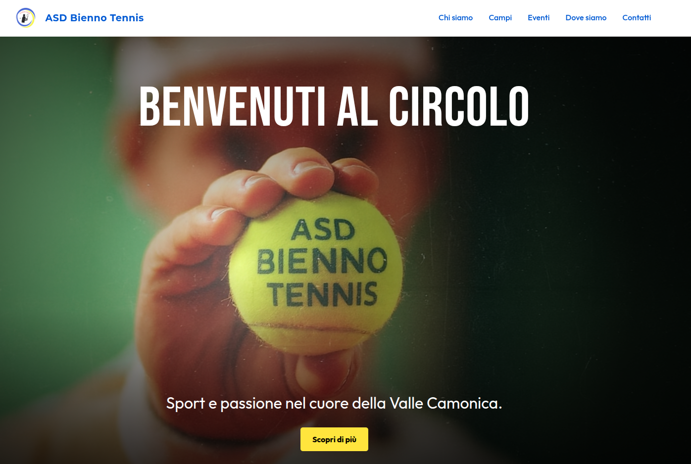 Anteprima sito ASD Bienno Tennis