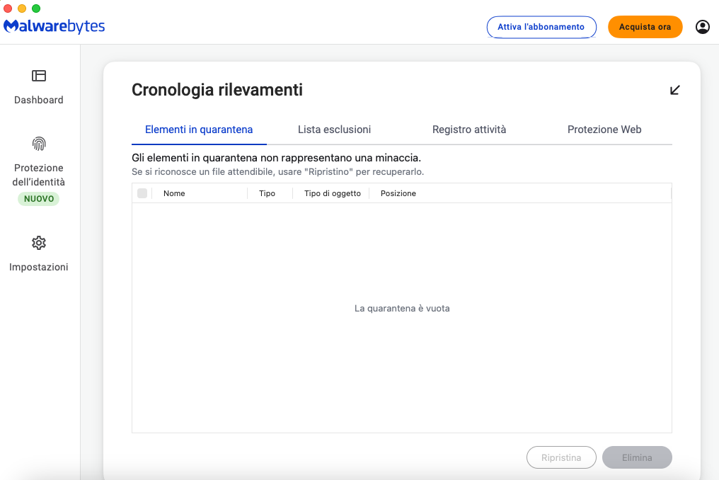 Malwarebytes su macOS