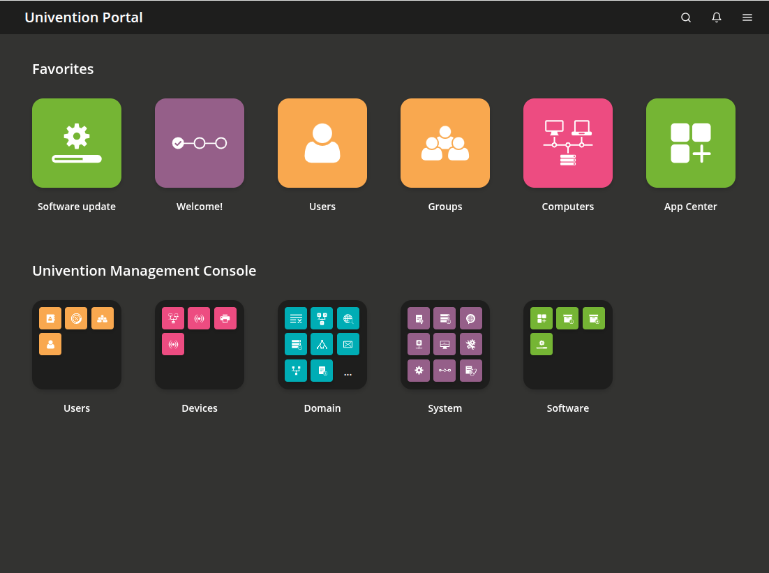 Dashboard UCS