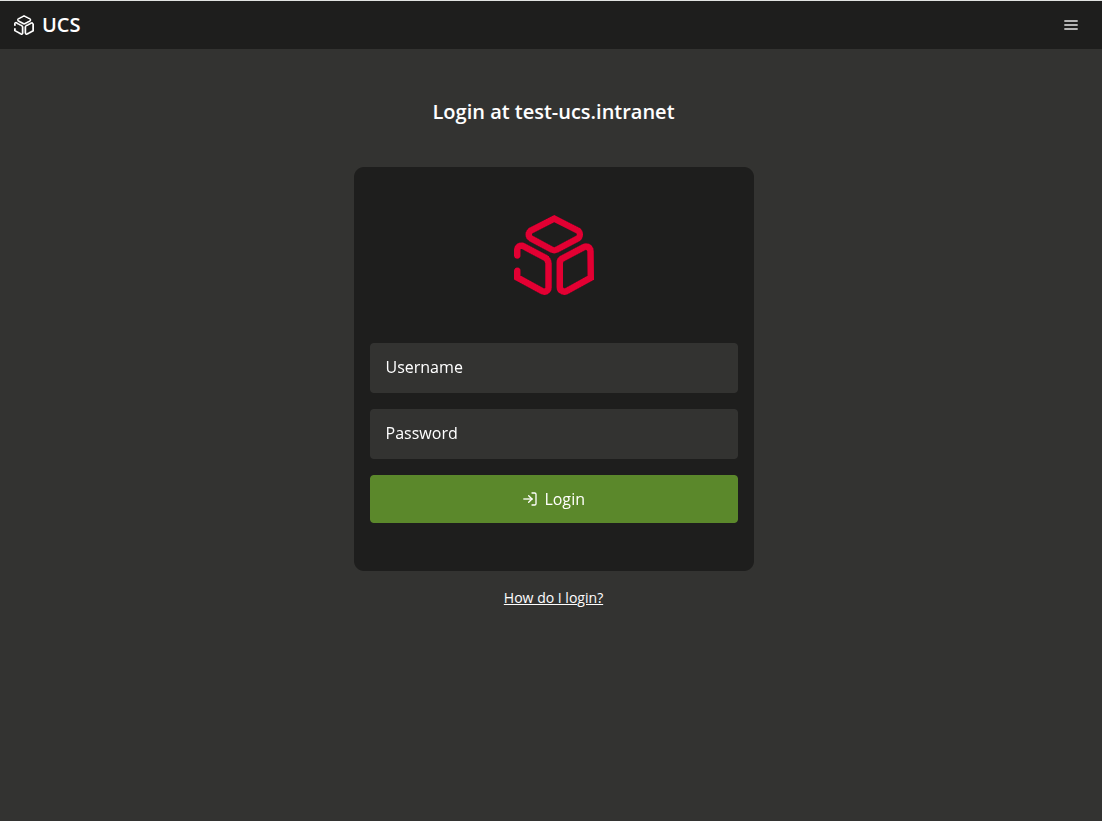 Login UCS